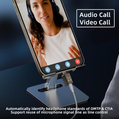 CY Audio Adapter Type C USB-C to DAC 3.5mm HiFi Audio AUX & MIC Sound Card 384kHz 32bit Adapter KT02H20 Compatible OMTP CTIA with Laptop Tablet Phone - style: USB-C to DAC 3.5mm 384kHz