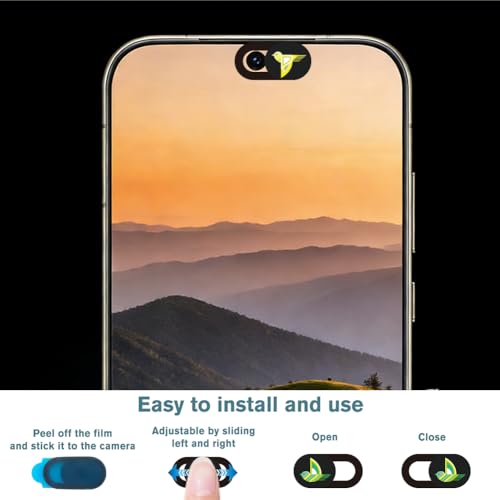 6Pcs 6 Styles Bird Cute Laptop Camera Cover Privacy Guard Accessories, 0.04 Inch Ultra Thin Webcam Cover Slide Protector Blocker for Desktop Computer Tablet Notebook Mini PC Office Use - color: Bird