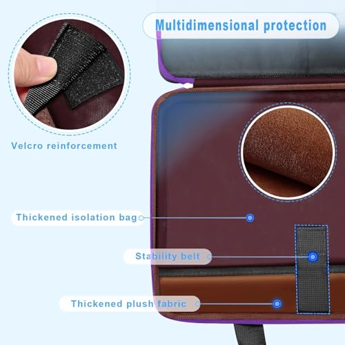 Slim Expandable Laptop Case 15.6 Inch Sleeve Upgraded Protective Durable Recycled Carrying Case Compatible with MacBook 15" & 16" and Most 15" 15.6" 16" Notebook,BK01PU01 - color: Bk01pu01, size: 15.6"