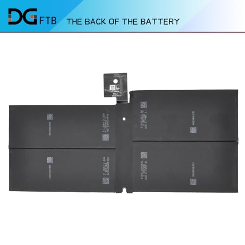 G3HTA038H DYNM02 Battery Replacement for Microsoft Surface Pro 5th (Model 1796, 2017) / Surface Pro 6(Model 1807/1809/1796, 2018) 12.3" 2-in-1 Core i5 i7 m3 FJU-00001 FKJ/FKG-00001 7.57V 45Wh/5940mAh