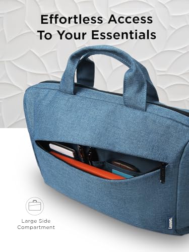 Lenovo Laptop Carrying Case T210, 15.6-Inch Laptop and Tablet, Sleek Design, Durable and Water-Repellent Fabric - color: T210 | Blue, size: 15.6 inch (Pack of 10)