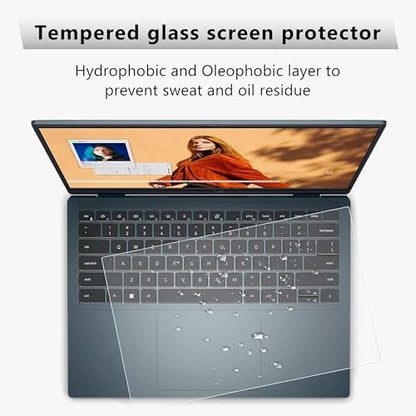 14-inch 16:9 Universal Laptop Screen Protector with Tempered Glass | For HP/Dell/Acer/ASUS/Samsung/Lenovo/MSI/Toshiba/LG/Razer Blade, Bubble Free,Anti Scratch Anti-Fingerprint - size: 14 Inch (16:9 Aspect Ratio Screen)
