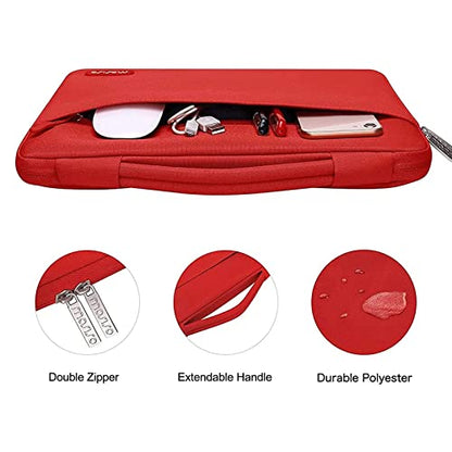 MOSISO Compatible with MacBook Pro 14 inch Case M5 2026 M4 M3 M2 M1 2025-2021 A3427 A3426 A3434 A3112 A3185 A3401 A2918 A2992 A2779 A2442, Case&Bag&Keyboard Skin&Webcam Cover&ScreenFilm, Red - color: Red