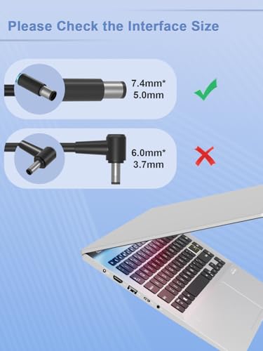 130W Charger Compatible with Dell G3 G5 G7, inspiron14 14R 14Z 15 15R 15Z 17 17R Series,Precision 3510 3520, Studio XPS Laptop Suitable for Travel and Office us