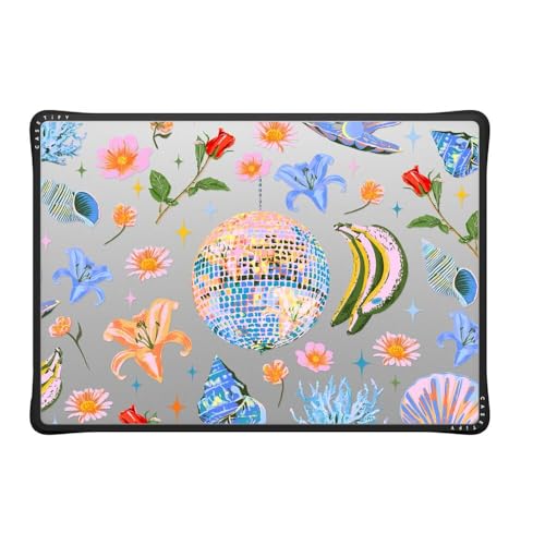 CASETiFY Impact MacBook Pro 16" (M1-M5) Case [Cushioned Impact Corners/Scratch-Resistant/Anti-Slip Grip] - Disco Magic - Clear Black - color: Disco Magic, size: MacBook Pro 16
