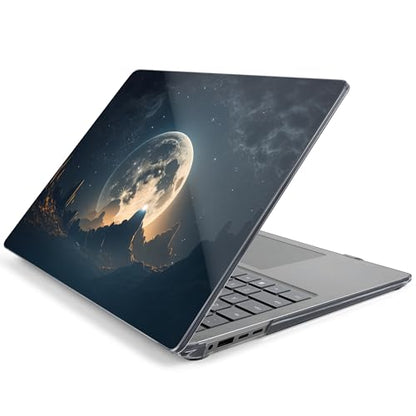 Batianda AstroGrid Case for Microsoft Surface Laptop 15 inch, Moon in Sky | Fits Surface Laptop for Business 8th Edition 2026 & Surface Laptop 7 2024, 4-in-1 Accessories Bundle, Slim Durable Hard Shell - color: Moon in Sky