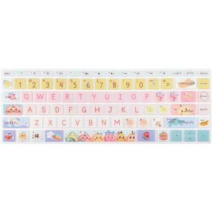 Keyboard Cover for HP 14" Laptop 2020 2019 2018,HP Pavilion x360 14M-BA 14M-CD 14M-DH 14-BA 14-BF 14-cm 14-CF 14-DF 14-DK 14-DS 14-DQ Series 14 Inch Protective Skin,Cute Fruits - color: Cute Fruits
