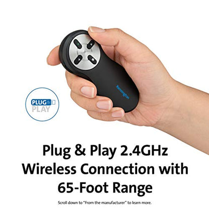 Kensington Wireless Presenter - Presentation Remote (K33271WW), Black (Pack of 5)