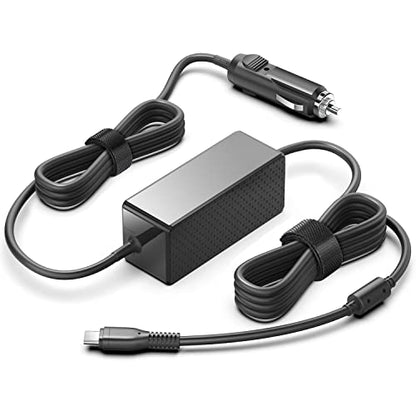 USB-C Laptop Car Charger Auto Air Adapter for Dell Pro Series 13 14 16 Plus & Dell Latitude 5420 5520 5430 7320 5430 5320 7420 7520 7400 9420 9520 Inspiron 14 7490 P137G HA65NM170