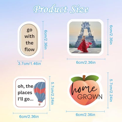Vision Board Stickers Supplies - 100 Pcs Motivational Prayer Board Stickers for Women Girl, Inspirational Water Bottle Sticker, Waterproof Vinyl Scrapbook Decals for Laptop Journaling - style: Vision Board