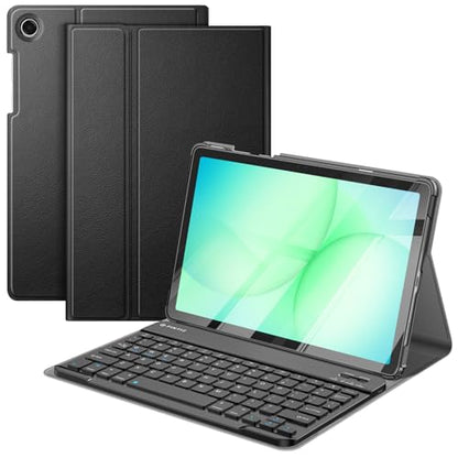 FINTIE Keyboard Case for Samsung Galaxy Tab A11 Plus/A9 Plus 11'', Black | 3 Viewing Angles, Detachable Bluetooth Keyboard, Rechargeable Battery, Dual Protection, Work Study Travel Use - color: Black