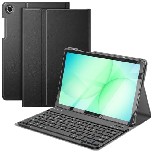 FINTIE Keyboard Case for Samsung Galaxy Tab A11 Plus/A9 Plus 11'', Black | 3 Viewing Angles, Detachable Bluetooth Keyboard, Rechargeable Battery, Dual Protection, Work Study Travel Use - color: Black