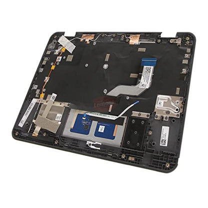 Palmrest Upper Case Top Cover with US Keyboard Touchpad Assembly Replacement for Lenovo 300e Chromebook Gen 3 82J9 82JA LTE 5M11C94763 (WFC Hole) - color: Palmrest Assembly WFC LTE 5M11C94763