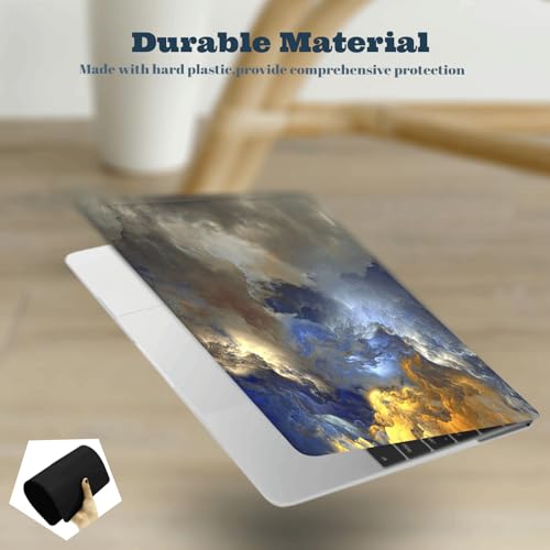 Laptop Shell for MacBook Air 11 inch Case 2015 2014 2013 2012 2011 2010 Release Model A1465 A1370,Air 11.6" Snap on Protective Laptop Hard Case & Keyboard Cover,Cloud - color: Cloud, size: Air 11" 2010-2015(A1370/A1465)