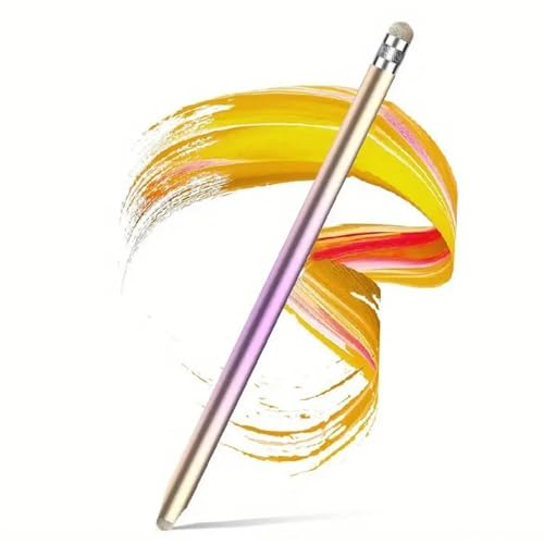 MultiDevice Capacitive Digital Pen High Accuracy Writing Tool Touch Lightweight Design for Drawing Note Taking Digital for Tablets - color: Green and golden