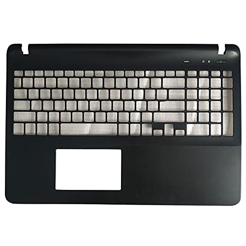 New Laptop Replacement Palmrest Cover Case Fit Sony Vaio SVF15323CX SVF15214CXB SVF1532DCYW SVF152A27T SVF154B SVF15318S SVF153A1RT SVF1521ECXW C Shell Small Enter Key (Black) - color: Black