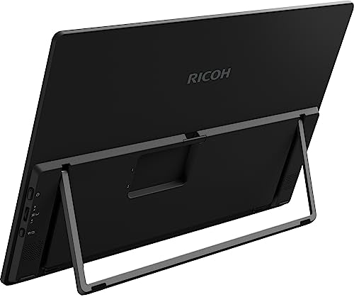 RICOH 150 Portable 15.6" Vivid OLED 350nit Lightweight Display Monitor and Touchscreen w/Dual Speakers - for Laptop, Desktop, Mac, PC - style: RICOH 150