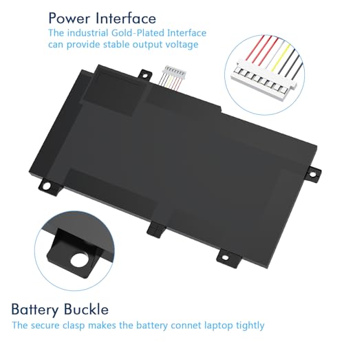 B31N1726 Battery Replacement for Asus Laptop FX80 FX86 TUF FX505GT FX505GM FX505GE FX505GD FX505DT FX505DV FX505DY FX505 FX504GD FX504GE FX504GM FX504G FFX80 FX80GD FX80G A41LK9H B31BNEH - color: B31N1726