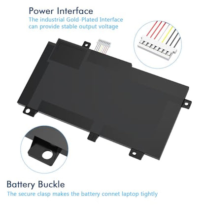 B31N1726 Battery Replacement for Asus Laptop FX80 FX86 TUF FX505GT FX505GM FX505GE FX505GD FX505DT FX505DV FX505DY FX505 FX504GD FX504GE FX504GM FX504G FFX80 FX80GD FX80G A41LK9H B31BNEH - color: B31N1726