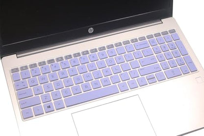 Keyboard Skin Compatible for 15.6" HP Laptop 15-fc 15-fd 15t-fd 15z-fc, HP Pavilion 15 15-eg/eh/er 15t-eg200/eg300 15z-eh300, HP Pavilion 17z-cp000 17z-ca200 17-cn/cp Series (Purple Blue) - color: Purple Blue