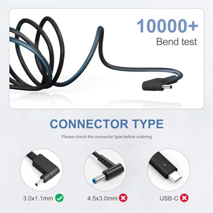 65W 3.0 * 1.1mm N20C5 N20C4 N19H2 N22C6 N23H1 Laptop Charger Compatible with Acer Aspire 5 A515-55 A515 - color: Dark black