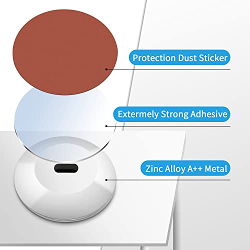 5 Pack Anchor Plate Adhesive Security Plate with Slot for Computer Lock | for Computer Lock Security Cables to Lock Down Laptops, Tablets, Monitors,for Smart Phone, MacBook Ipad, Tablet, Other Device