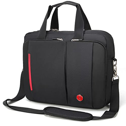 Omnpak 15.6" Laptop Briefcase with Combination Lock Anti Theft Notary Bag | Locking Laptop Bag, Water-Repellent, Shoulder Messenger Bag Satchel Notary Public Work Bag for Men Business Office - size: 15.6 inch