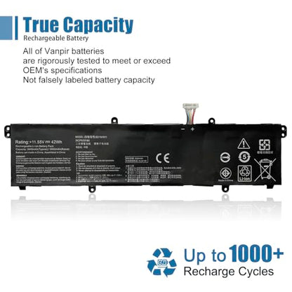 B31N1911 C31N1911 Laptop Battery Replacement for Asus VivoBook Flip 14 A413FA D413DA D413IA F413JA K413EA K413FA K413FQ K413JA X421DA X421EA Series C31N1911 3ICP5/58/78 11.55V 42Wh - size: 10.89*2.93*0.22 inch B31N1911