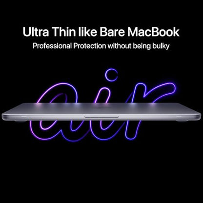Soonjet for MacBook Air 15 inch Case M5 M4 M3 M2 2026-2023 Laptop Cover | Invisible Armor, Clear Matte, Protective Hard Shell, Ultra Thin, Anti Fingerprint & Crack, Scratch Resistant, Close Seamless - color: Matte Clear