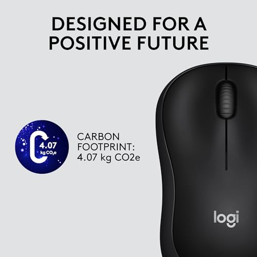 Logitech M220 Silent Mouse, Wireless Black