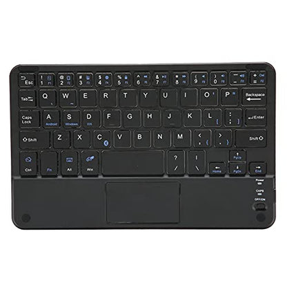 Wireless BT Keyboard, 7in Ultraslim Portable Aluminum Alloy Keyboard with Touchpad for