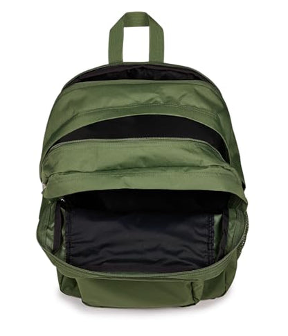 JanSport Laptop Backpack - Computer Bag with 2 Compartments, Ergonomic Shoulder Straps, 15” Laptop Sleeve, Haul Handle - Cargo Green - color: Cargo Green