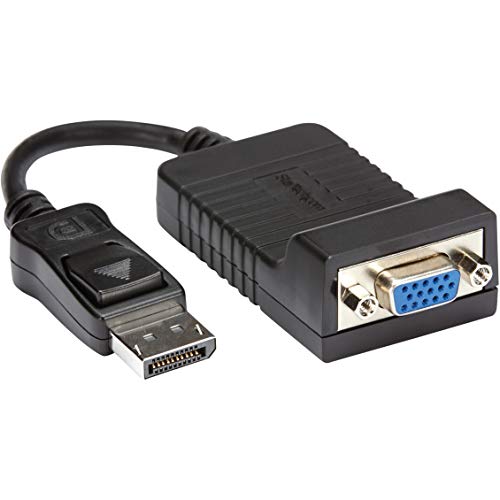 StarTech Active DisplayPort to VGA Adapter, 1080p, DP 1.2, Dongle (DP2VGA) | DP 1.2 to VGA, DP++ Source, EDID & DDC Pass-Through, VGA Screw Locking, Latching, No Drivers, Digital to Analog, 1920 x 1200 - size: 3 inches