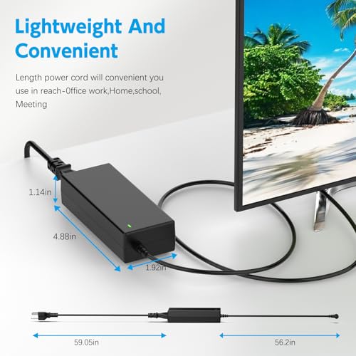 92W 19.5V TV Power Supply Compatible with Sony Bravia 24-48" | 92W 19.5V power, fits Sony Bravia 24-48" TVs. 6.5x4.4mm tip with pin, silent operation, CE/FCC certified, 12-month warranty.