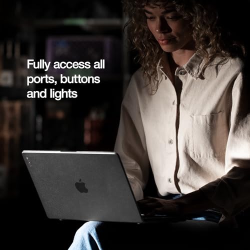 Incase Dots Hardshell with Makrolon® - MacBook Pro 16 inch Case - M5 2026, 2025, 2024, 2023-2021, M4, M3, M2, M1 - MacBook Case, Laptop Cover, Protective Hard Shell, Scratch Resistant - Black - color: Black