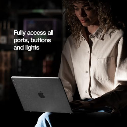 Incase Dots Hardshell with Makrolon® - MacBook Pro 16 inch Case - M5 2026, 2025, 2024, 2023-2021, M4, M3, M2, M1 - MacBook Case, Laptop Cover, Protective Hard Shell, Scratch Resistant - Black - color: Black