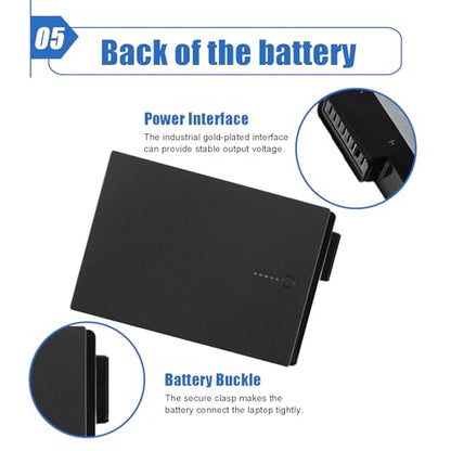 51Wh 7WNW1 Laptop Battery Compatible with Dell Latitude 5424 5420 7424 Rugged Extreme P85G P86G P137G001 P137G002 P85G001 P86G001 Series DMF8C 0DMF8C GK3D3 07WNW1 11.4V 4342mAh - size: 5.1*3.38*0.59 inch 7WNW1