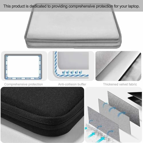 Hseok Laptop Sleeve 15 inch Case Compatible with MacBook Air 15 M5 M4 A3241 M3 A3114 M2 A2941 2025 2024 2023, MacBook Pro 15 A1398, Dell XPS 15, Computer Bag with Side Pocket & Dual Zippers,B01K01 - color: B01K01, size: 15"