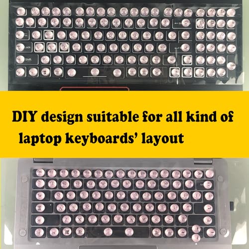 Generic Laptop Keyboard Cover for Long Nails with Raised Keys, Compatible with HP/DELL/Mac/Lenovo/Acer/Asus/Samsung12-18" Notebook Computer (Cat Eye)