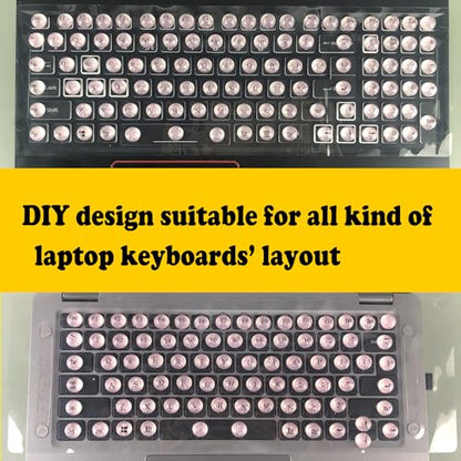 Generic Laptop Keyboard Cover for Long Nails with Raised Keys, Compatible with HP/DELL/Mac/Lenovo/Acer/Asus/Samsung12-18" Notebook Computer (Cat Eye)