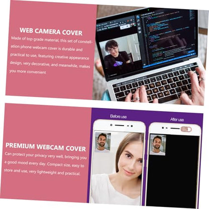 STOBOK 3pcs Webcam Covers Set Sliding Privacy Lens Protectors for Laptop Phone Ultra Thin Camera Cover for Enhanced Security Compatible Devices