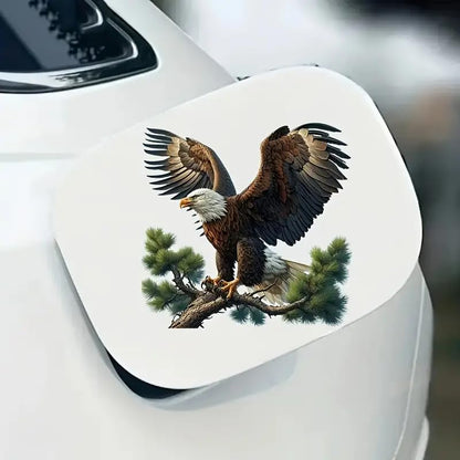 Eagle Branches PVC Vinyl Car Decals Stickers Waterproof Self-Adhesive Decals for Cars, Laptops, Trucks, Motorcycles Wall Window Luggage Scratch Cover Door Decor Sticker