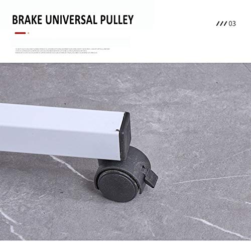 Overbed Table Wheels The Sofa Overbed Table Laptop Table Rolling Laptop Table Lap Desk For Laptop Rolling Cart Tilting Overbed Table Adjustable Laptop Stand Sofa (Black Walnut Color 80 * 40 (Black Wal - color: Black Walnut Color 80*40*87cm