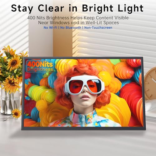 23.8 Inch Portable Monitor for Laptop, 120Hz FHD 1080P IPS External Monitor, 400 Nits HDR Large Second Screen with USB-C HDMI, VESA Compatible Travel Monitor for MacBook PC Phone PS5 Xbox Switch - size: 23.8 Inch