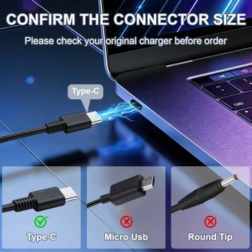 140W USB-C Laptop Charger Compatible with HP OMEN Transcend 14-FB1047NR 14-FB0097NR, ZBook 8 G1i 14 16 inch, ZBook Ultra G1a G1ak G1as 14 inch, Spectre X360 2-in-1 14-FB0000 16-AA0000 Power Adapter