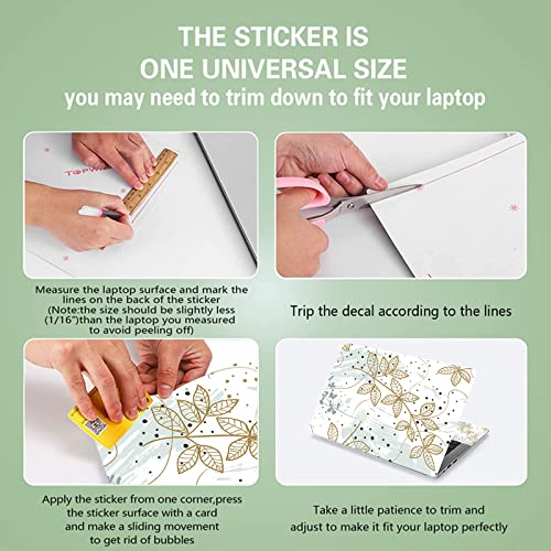11.6 13 13.3 14 15 15.6 inches Netbook Laptop Skin Sticker Decal Reusable Protector Cover Case for Laptop Notebook chromebook (W-NEK-41) - color: W-NEK-41