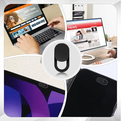 50Pcs Webcam Cover Slide, Phone Camera Cover, Cameras Blocking Stickers Front Cameras Covers for Phone, Camera Privacy Covers Fits Most Laptop, Desktop, Phones