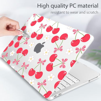 Tuiklol for 2026 MacBook Neo 13 Inch A18 Pro Chip Case, (Model A3404) Anti-Scratch Anti-Drop Slim Hard PC Shell Case with Shockproof Protective MacBook Neo Laptop Cover,Cherry - color: Cherry