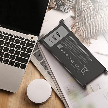 YRDD6 Battery for Dell Inspiron 7586 5482 5485 5491 5591 3310 2-in-1 5593 5591 5480 3493 3582 3583 3584 3593 3793 5493 5585 5590 5594 5598 Vostro 3491 5481 5581 5490 5590 VM732 1VX1H[11.4V 42Wh] - size: YRDD6 8.94×4.96×0.71 in