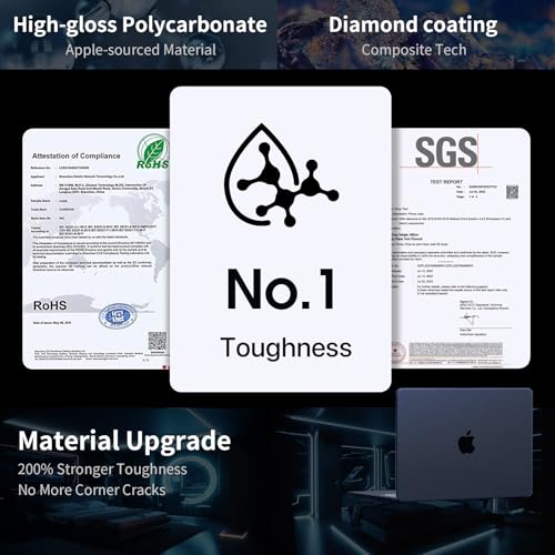 Soonjet for MacBook Air 15 inch Case M5 M4 M3 M2 2026-2023 Mac Laptop Cover | 100% Color Match, Matte Midnight Clear, Anti Fingerprint & Scratch Crack, Protective Hard Shell, Close Seamlessly, Ultra Thin - color: Midnight Clear
